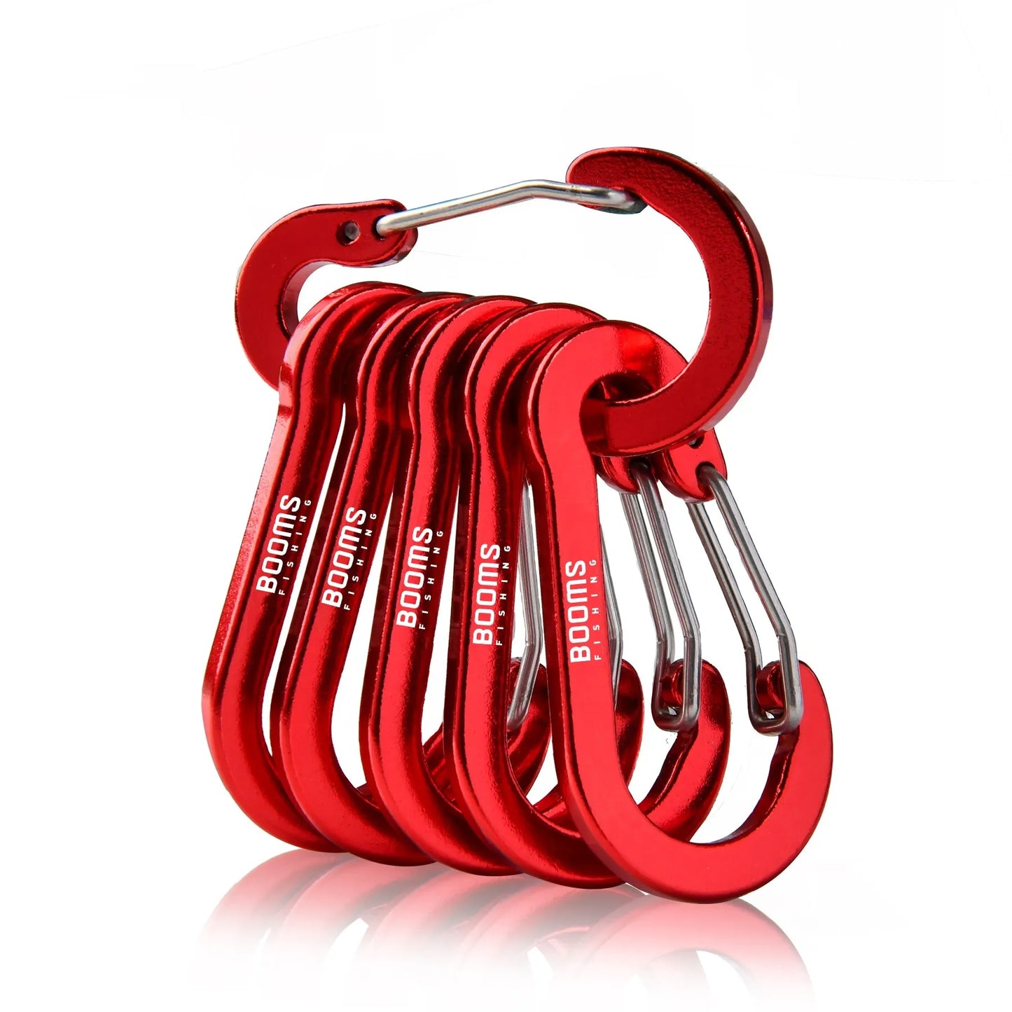Aluminum Carabiner Clips - 6pcs