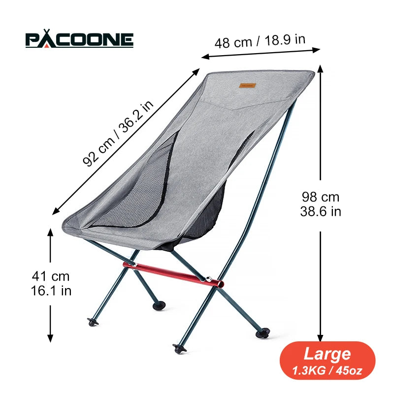 PACOONE Folding camping chair