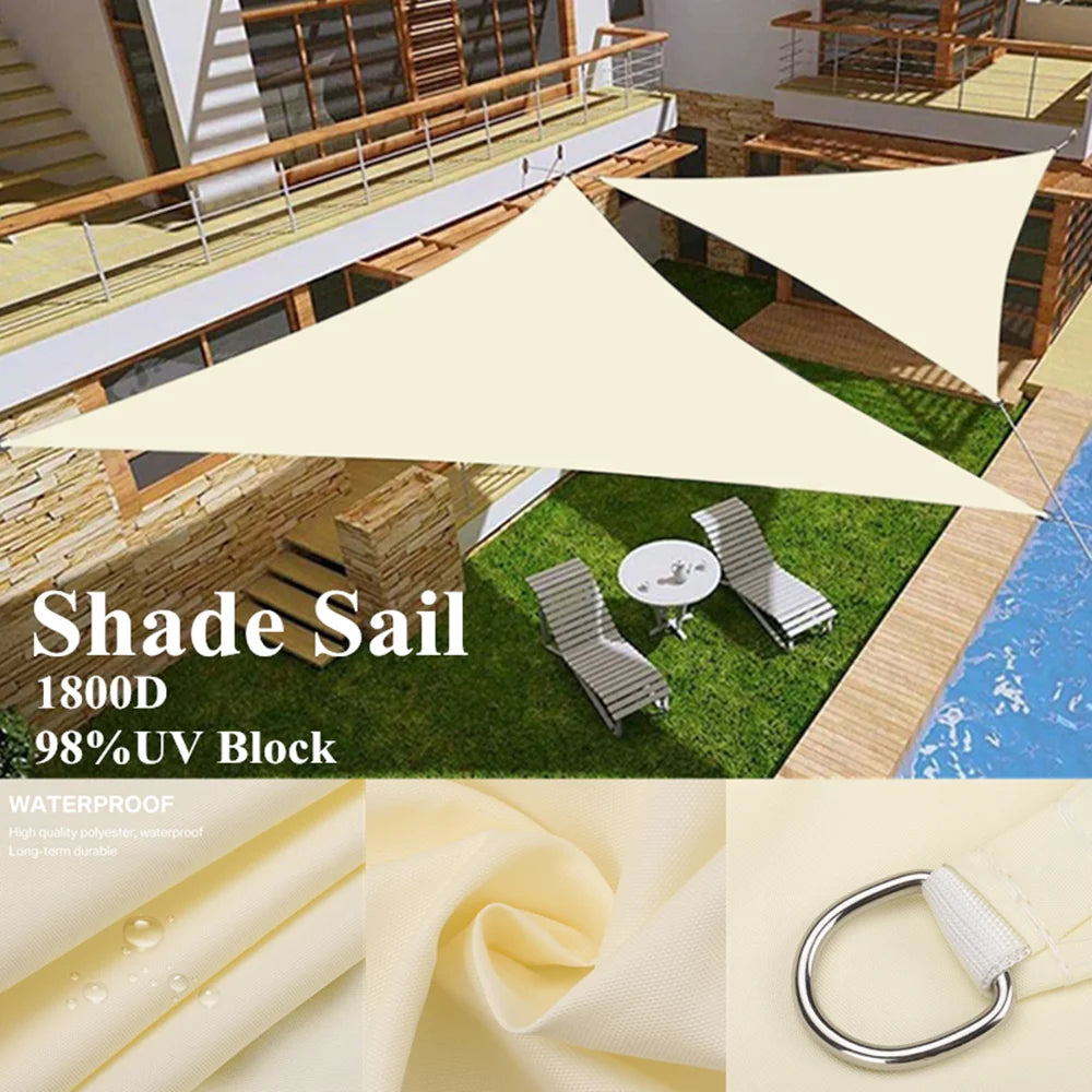 Waterproof Sun Shelter Triangle
