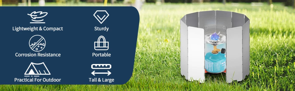 Tall Stove Windscreen-Gas Burner