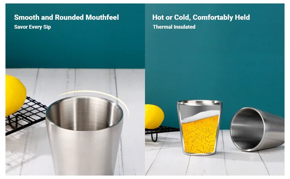Stainless Steel Coffee Cups