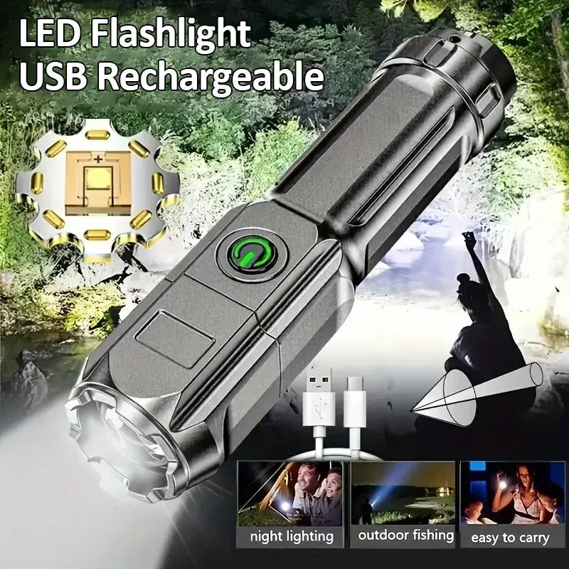 Flashlight with Telescopic Zoom