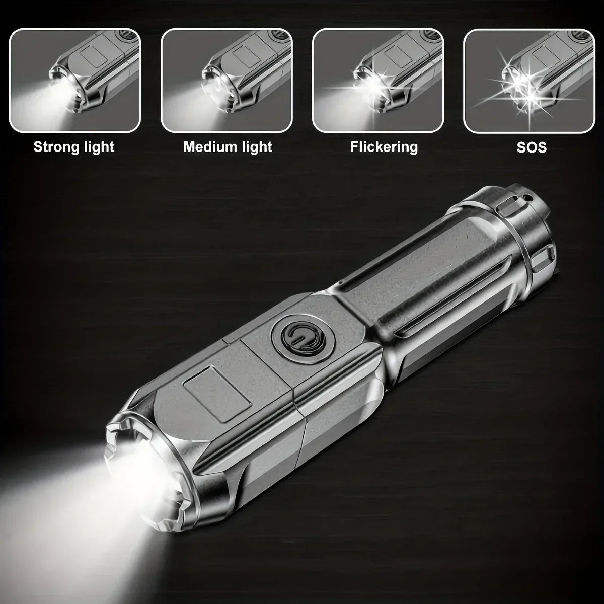 Flashlight with Telescopic Zoom