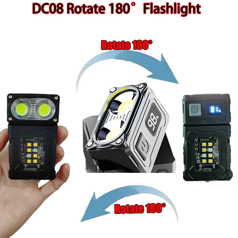 Ultra Bright Magnetic Mini Flashlight – USB-C (Emergency light)