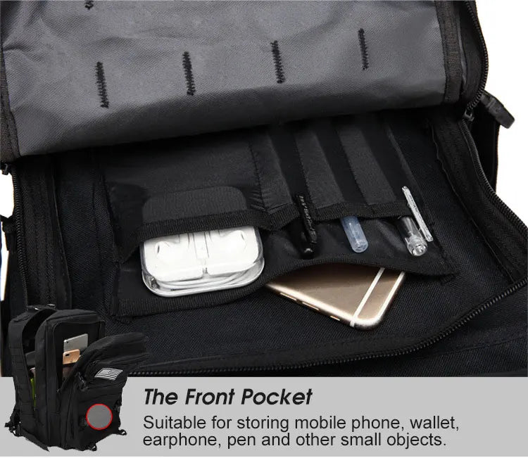 Tactical Backpack Men's Travel Waterproof