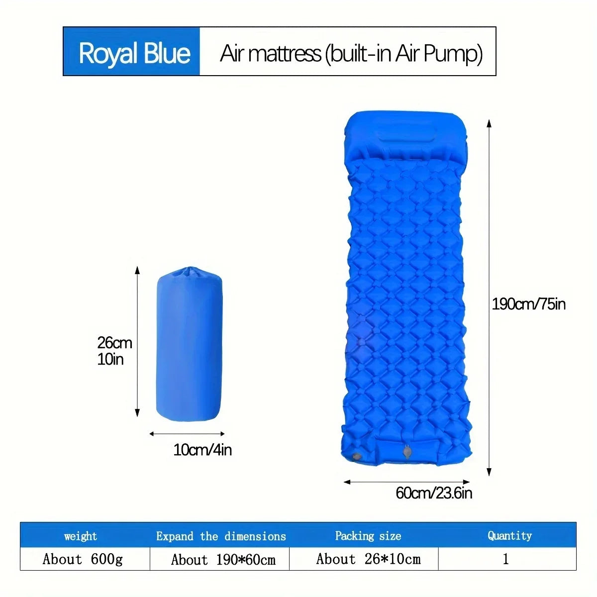 Camping Inflatable Sleeping Pad