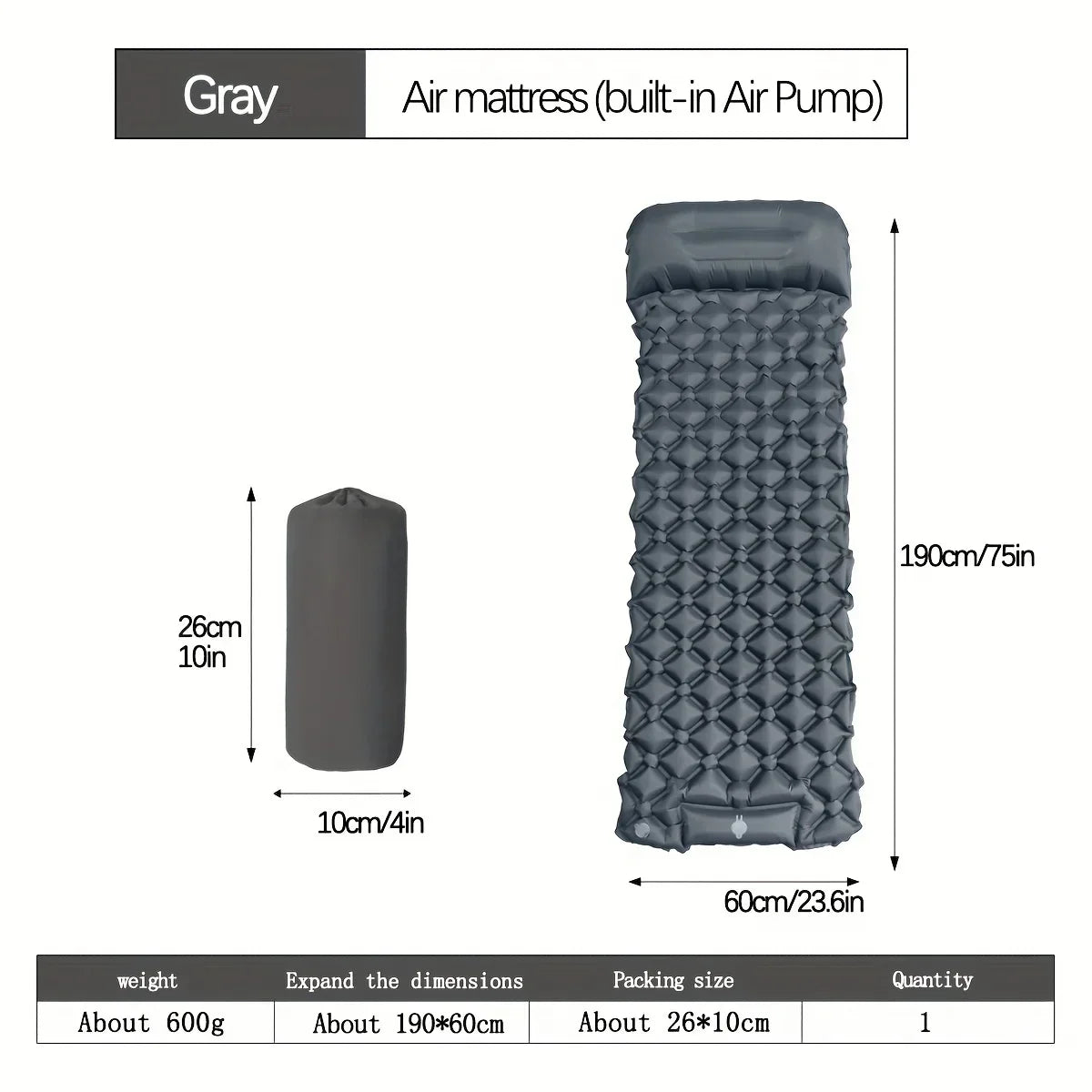 Camping Inflatable Sleeping Pad