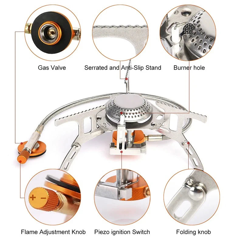 Camping Gas Stove Portable Folding