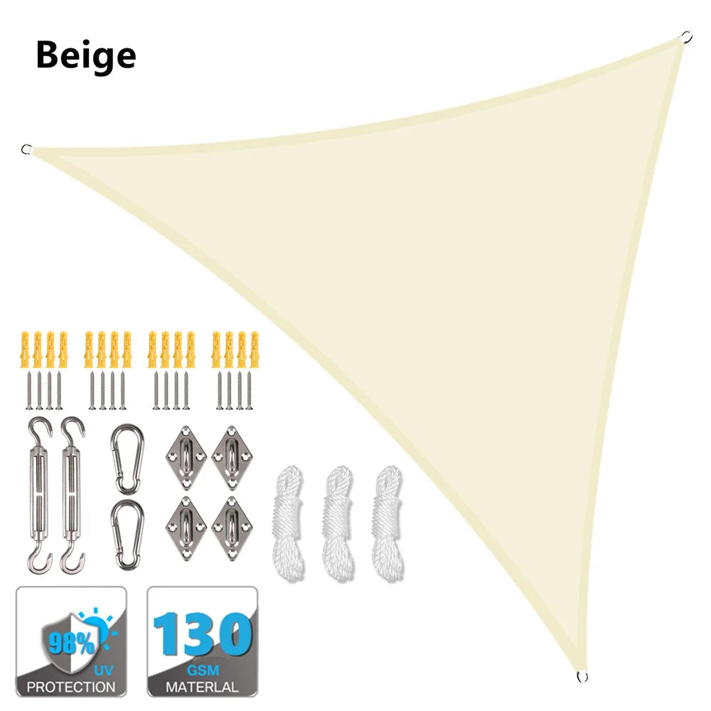 Waterproof Sun Shelter Triangle