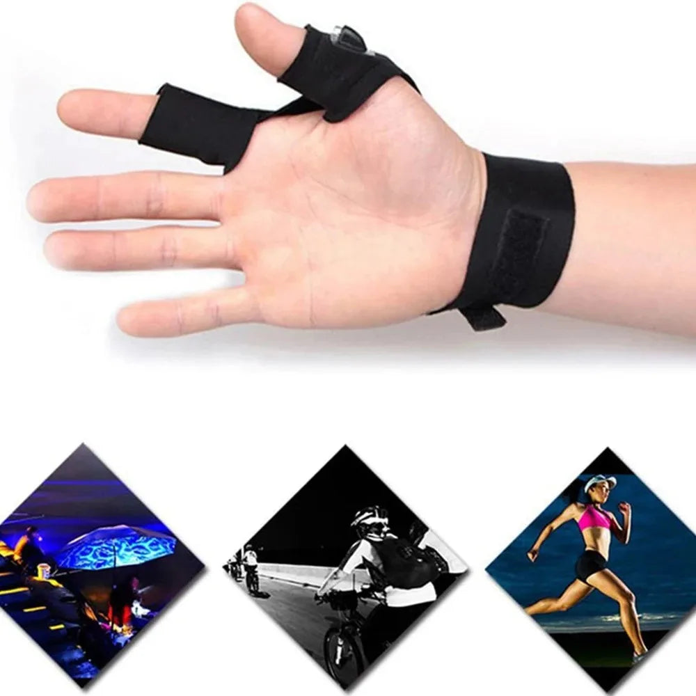 Flashlight Running &Waterproof Gloves