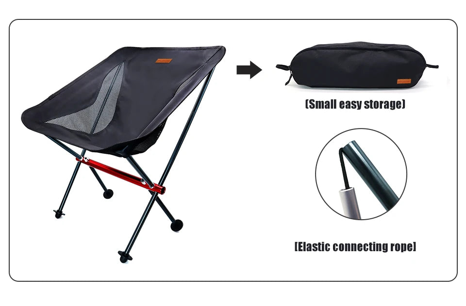 PACOONE Folding camping chair