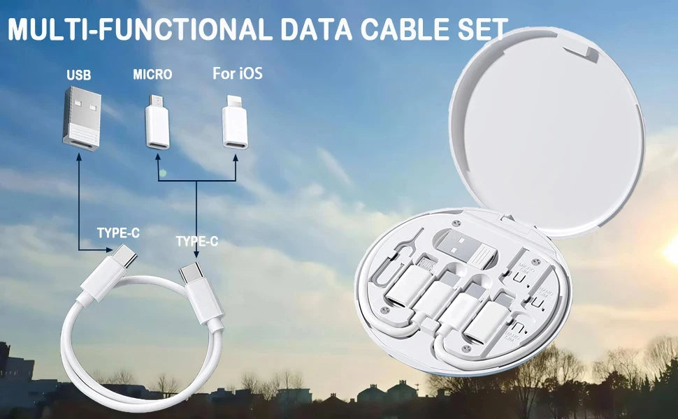 universal USB adapter cable set camping