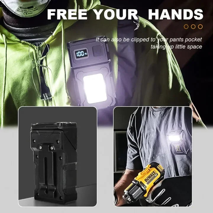 Ultra Bright Magnetic Mini Flashlight – USB-C (Emergency light)