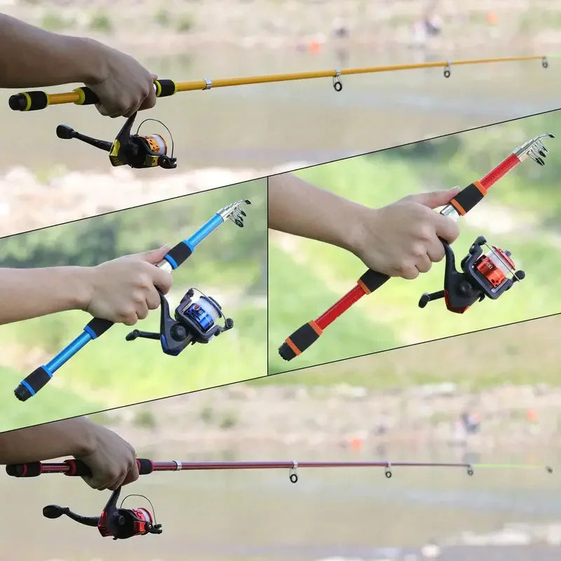 full Kits With Telescopic Fishing Rod
