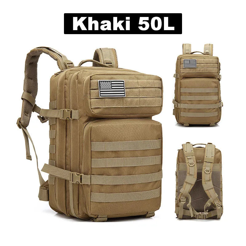 Tactical Backpack Men's Travel Waterproof