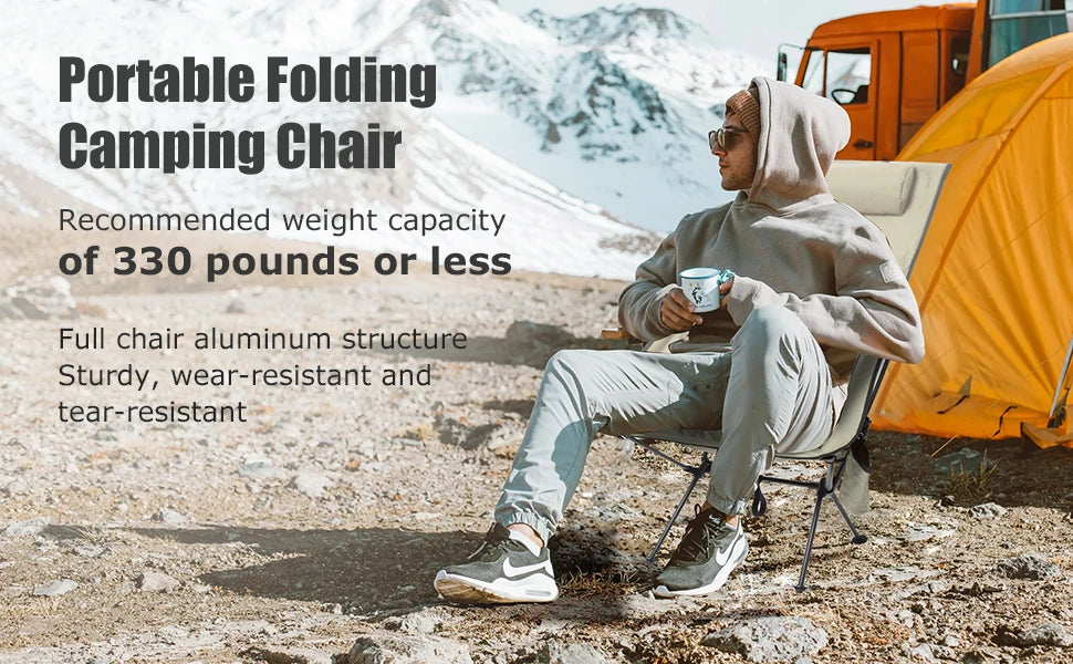 WEST TUNE Folding Camping Chair