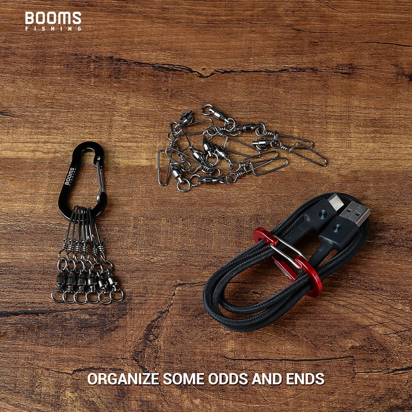 Aluminum Carabiner Clips - 6pcs