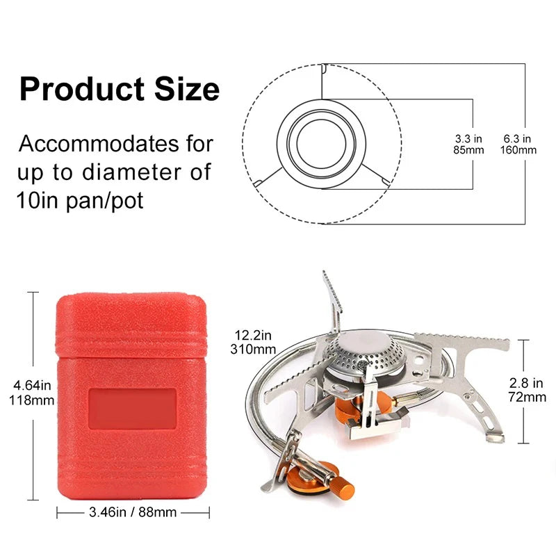 Camping Gas Stove Portable Folding