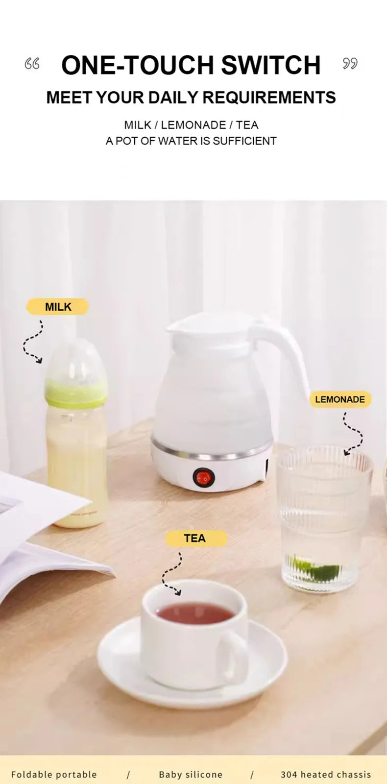 Mini Folding Kettle (Portable Water Heater)
