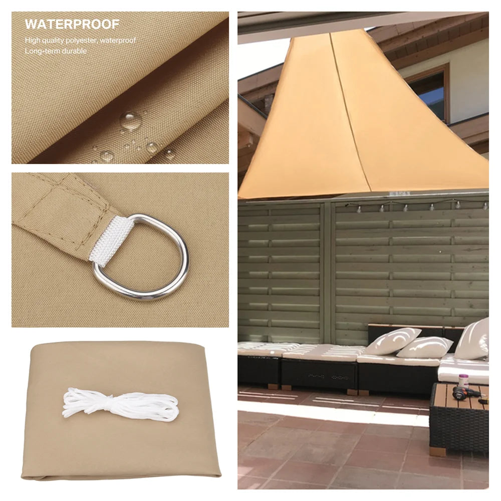 Waterproof Sun Shelter Triangle