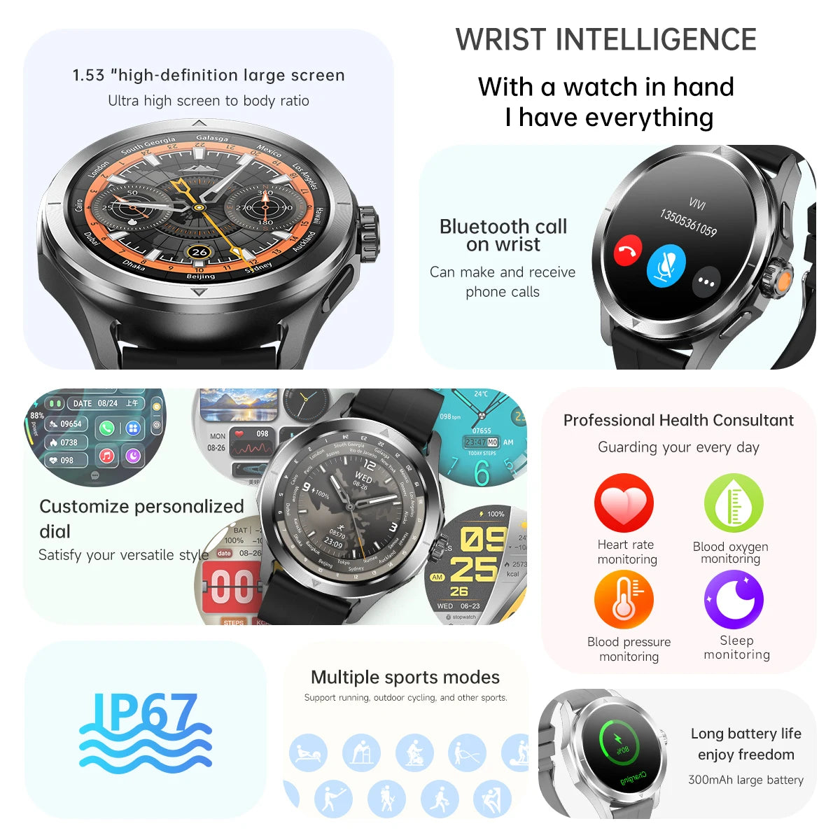 Sports&Camping Smart Watch