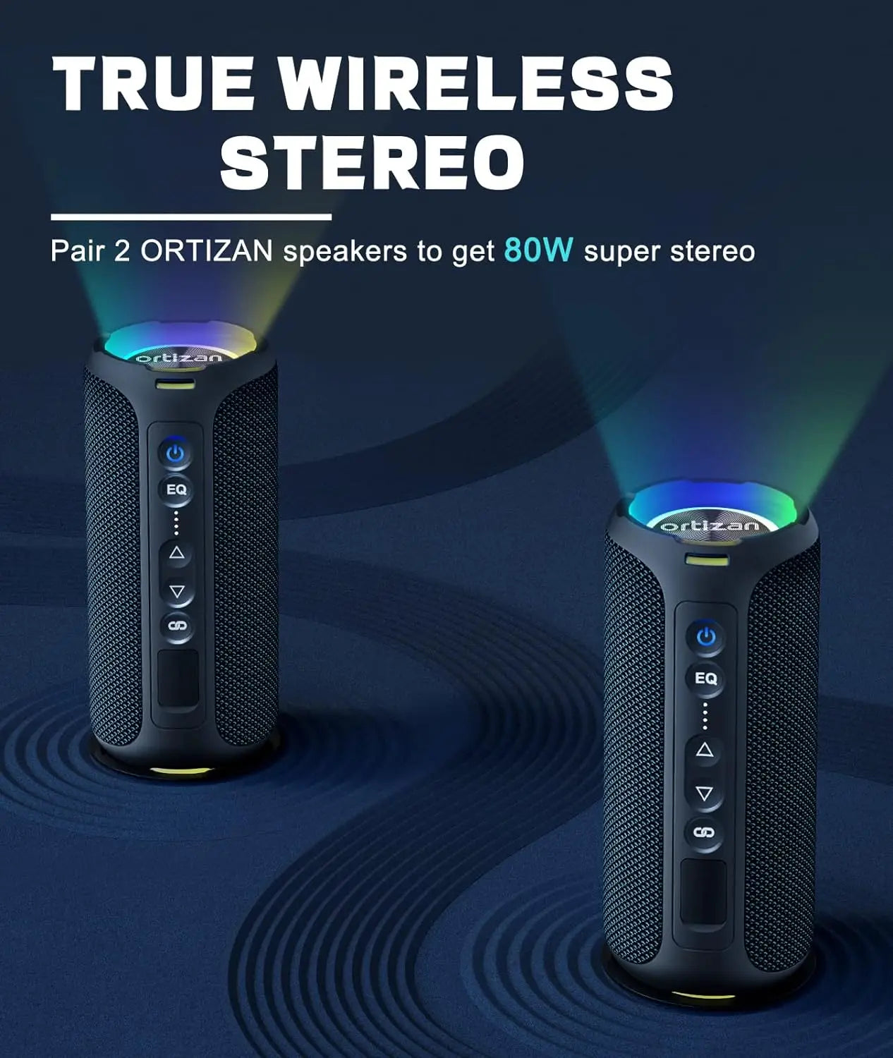 Ortizan X8 Pro Bluetooth Speaker Waterproof