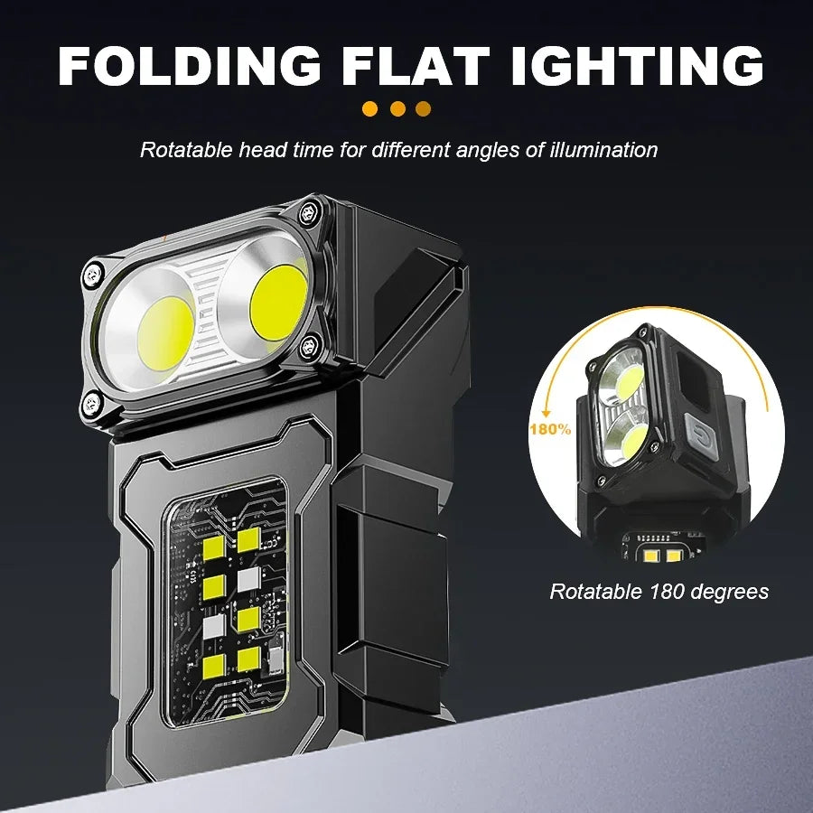 Ultra Bright Magnetic Mini Flashlight – USB-C (Emergency light)