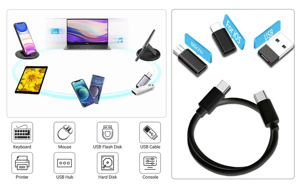 universal USB adapter cable set camping