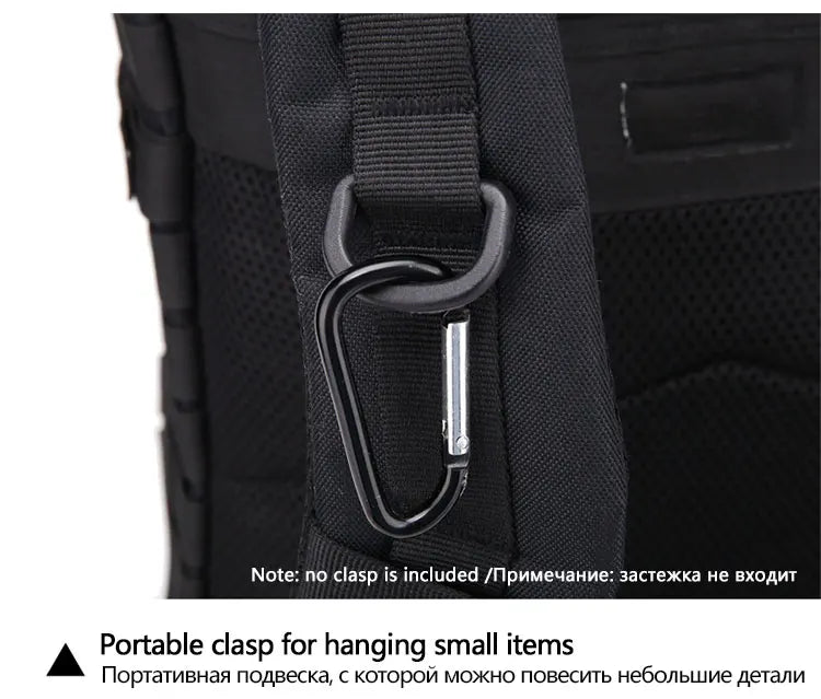 Tactical Backpack Men's Travel Waterproof