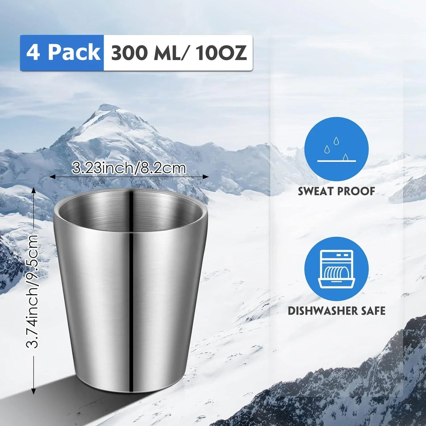 Stainless Steel Coffee Cups