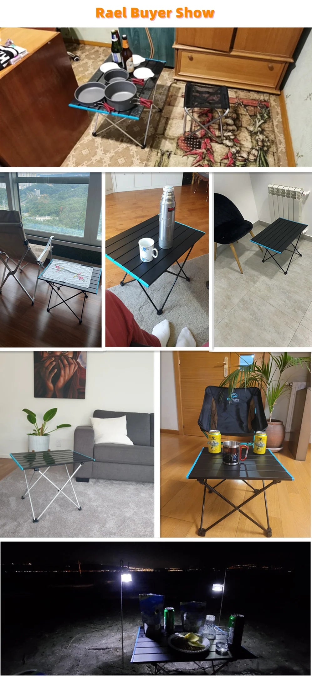 Ultralight Portable Folding Camping Table