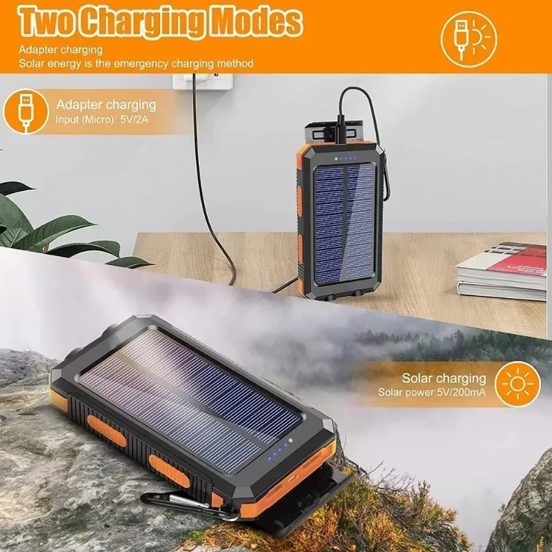 Waterproof Solar Power Bank