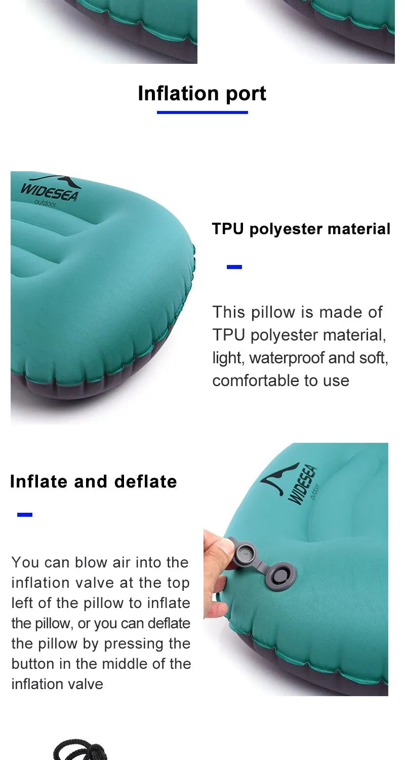 Portable Inflatable Pillow