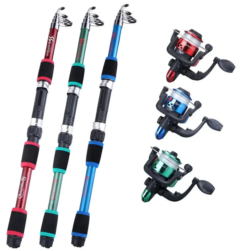 full Kits With Telescopic Fishing Rod
