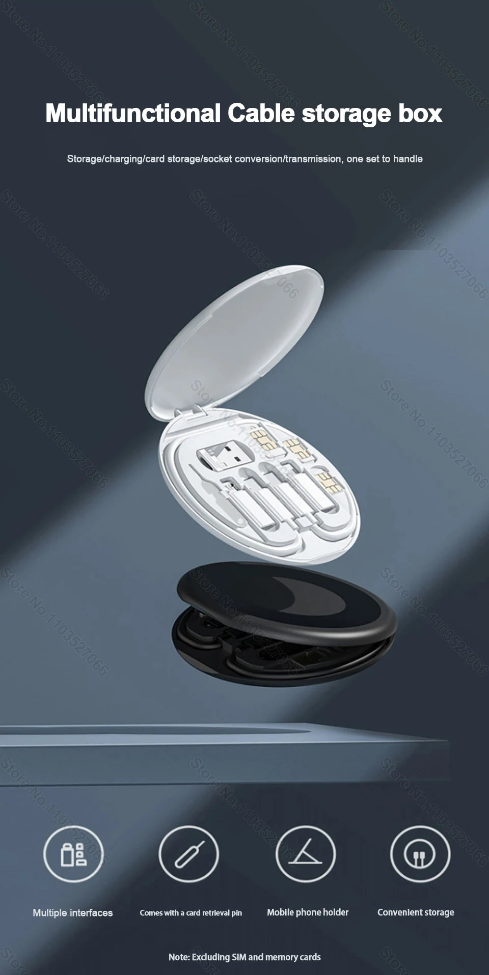 universal USB adapter cable set camping