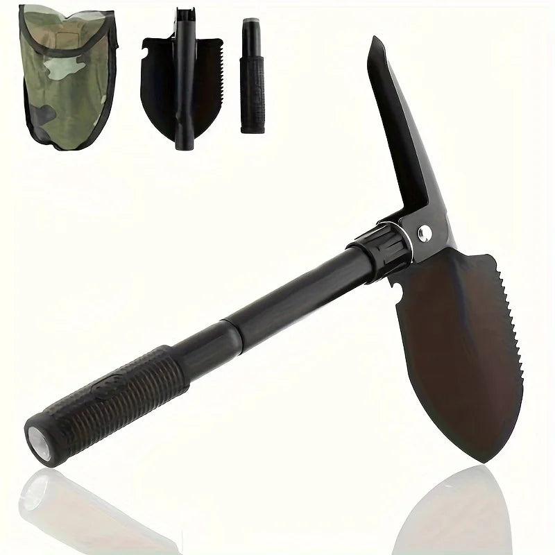 Compact 5-in-1 Survival Shovel