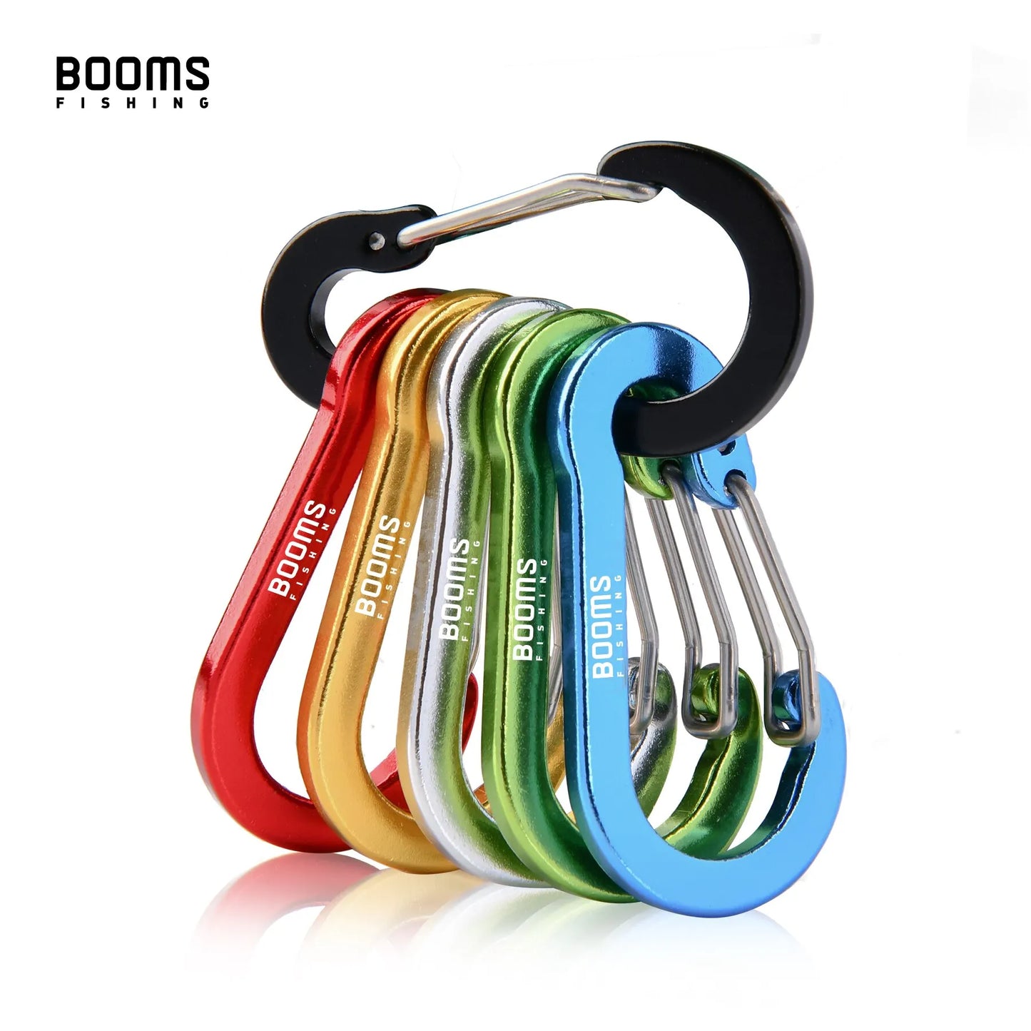 Aluminum Carabiner Clips - 6pcs