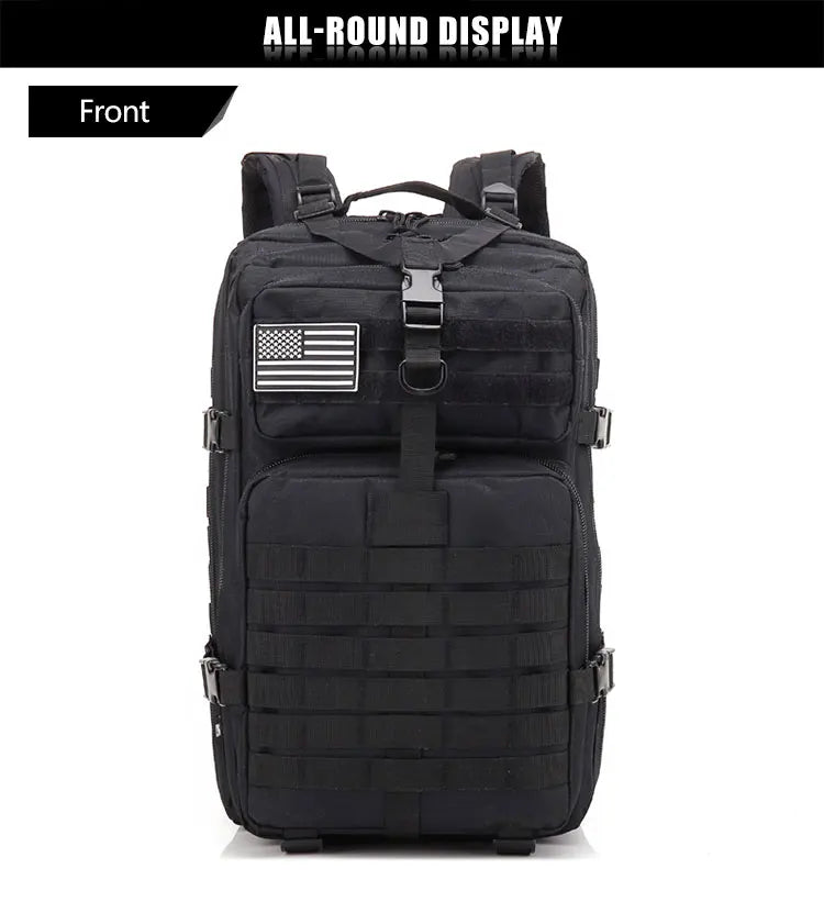 Tactical Backpack Men's Travel Waterproof