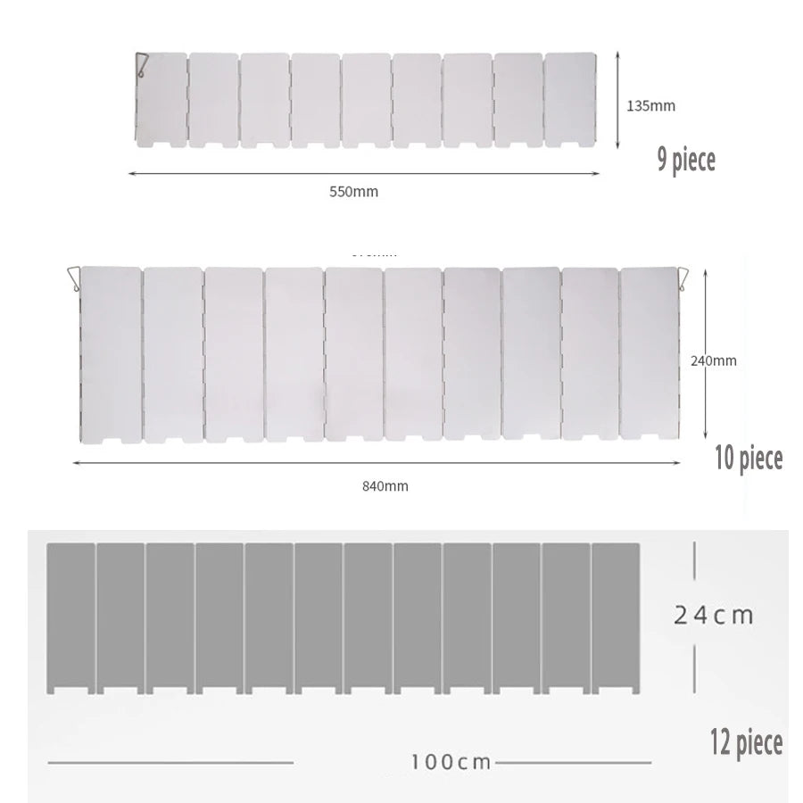 Tall Stove Windscreen-Gas Burner
