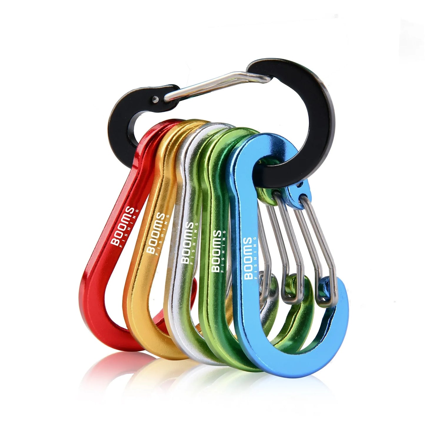Aluminum Carabiner Clips - 6pcs