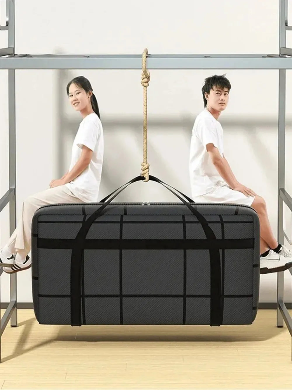 Large Capacity Storage Bag with Zipper