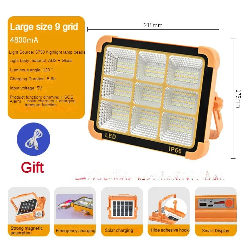 Camping Lantern Solar Rechargeable