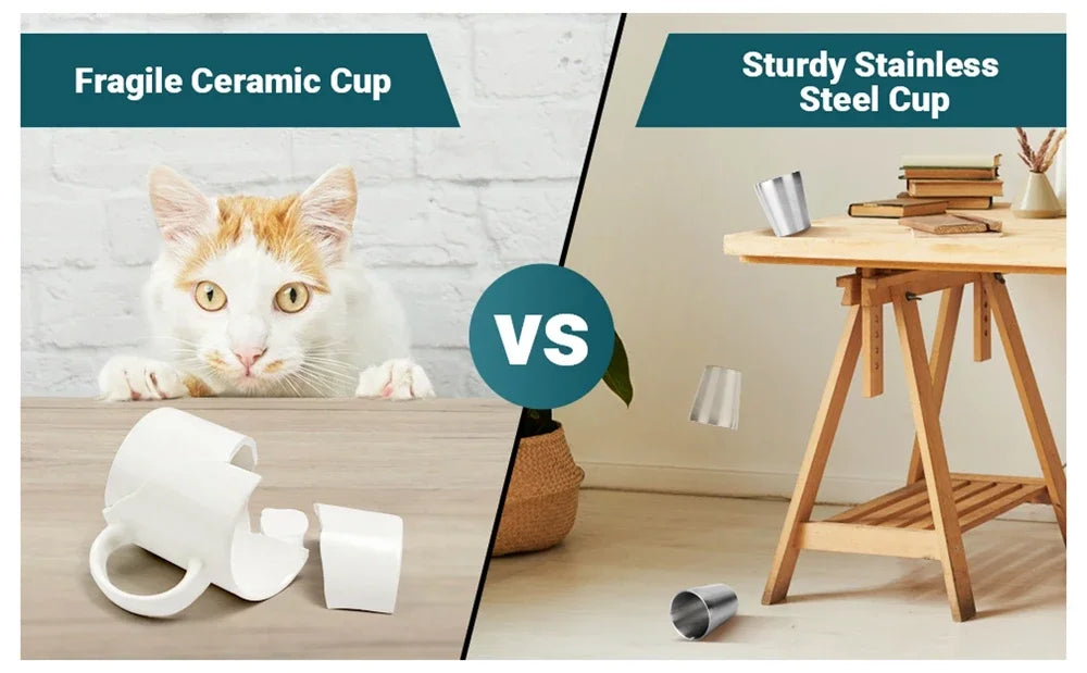 Stainless Steel Coffee Cups