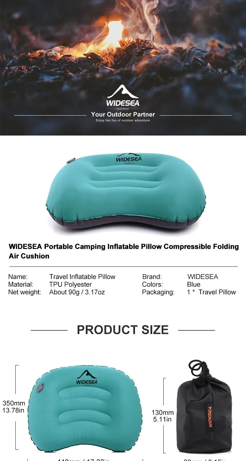 Portable Inflatable Pillow