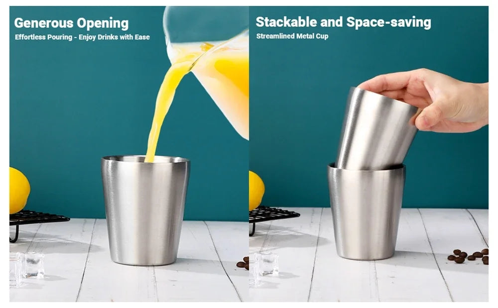 Stainless Steel Coffee Cups