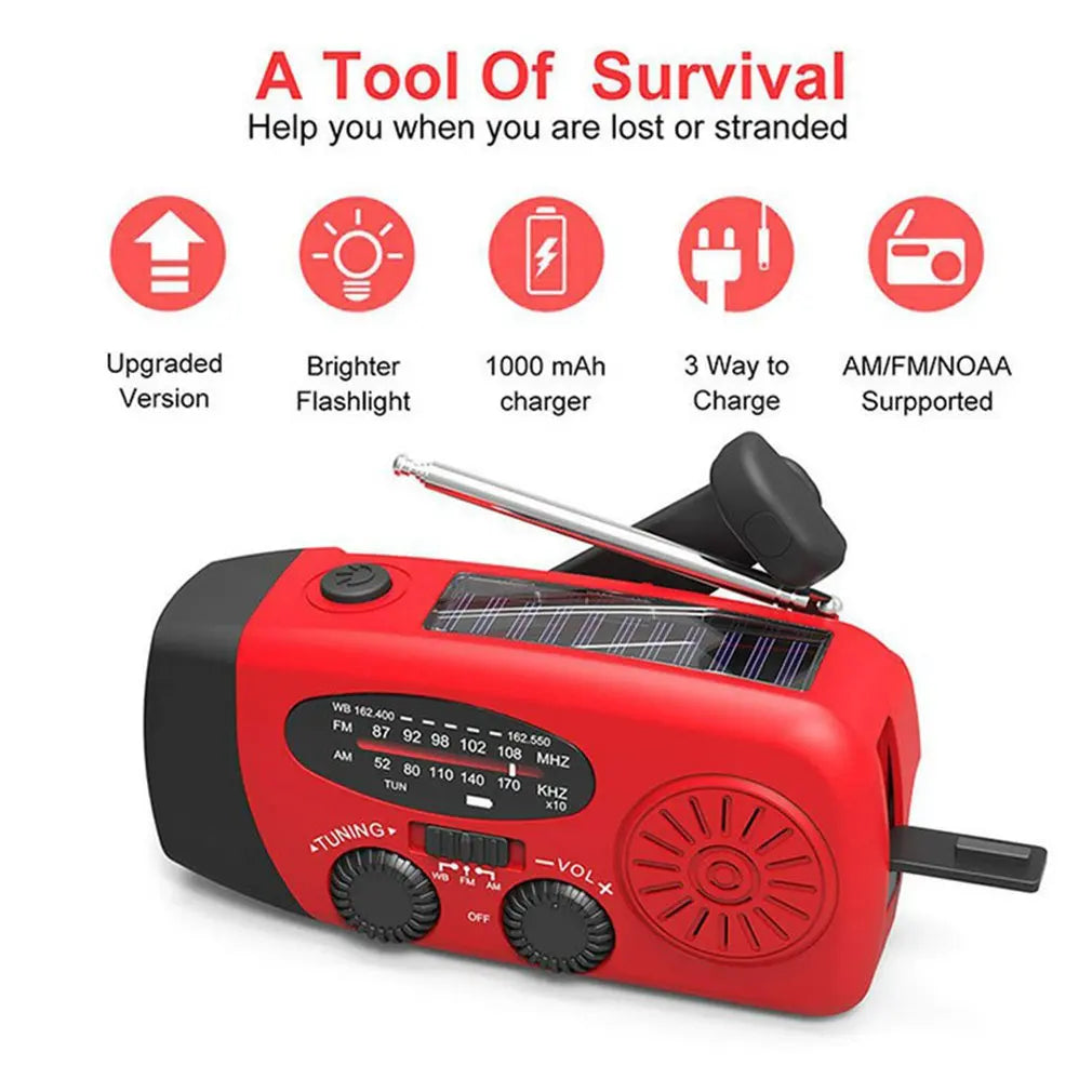 Camping Emergency Radio Solar