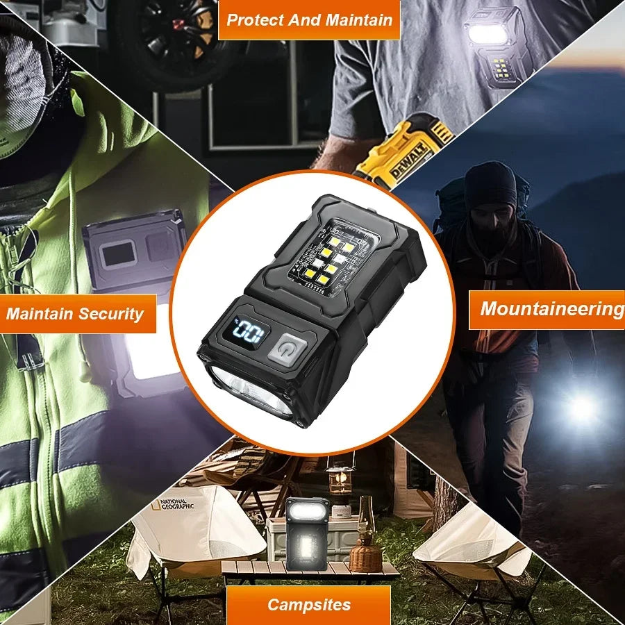 Ultra Bright Magnetic Mini Flashlight – USB-C (Emergency light)