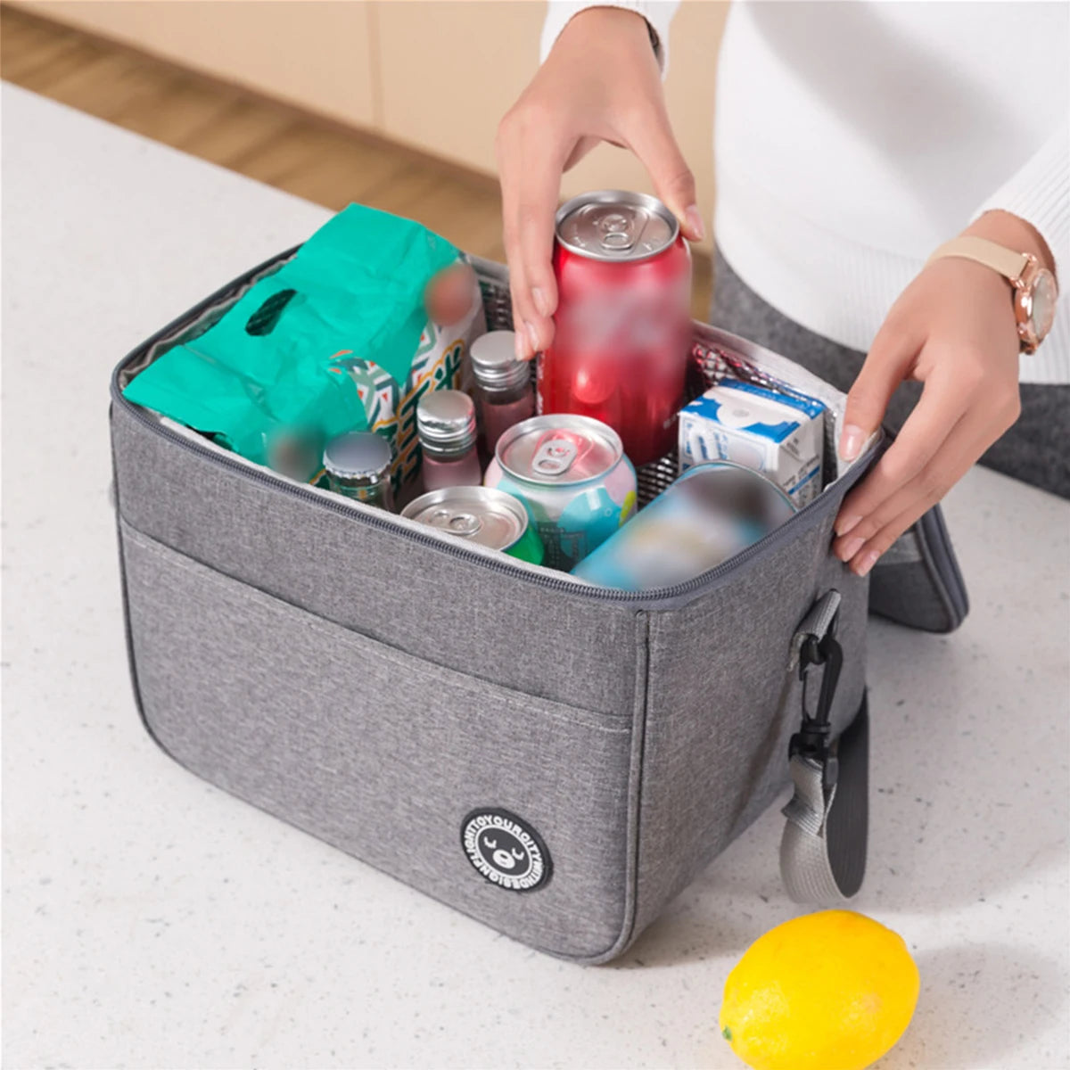 insulated and waterproof lunch bag