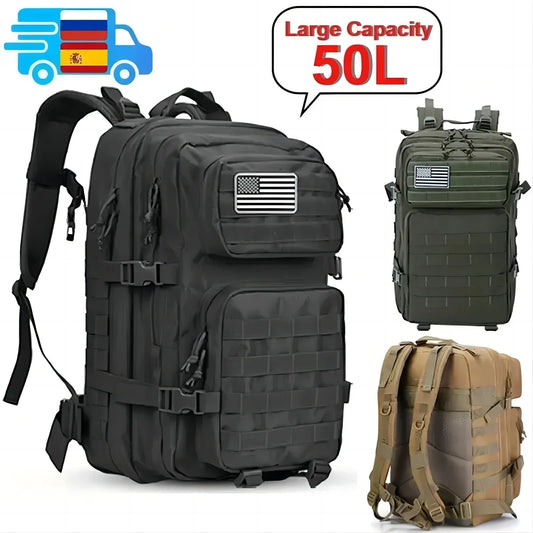 Tactical Backpack Men's Travel Waterproof