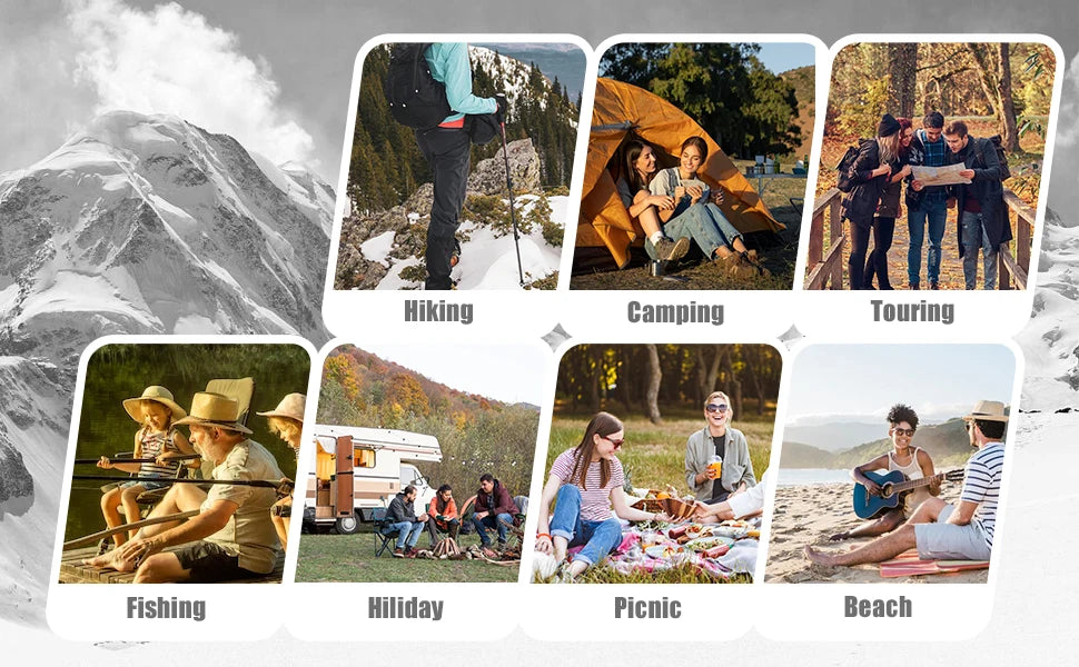 WEST TUNE Folding Camping Chair